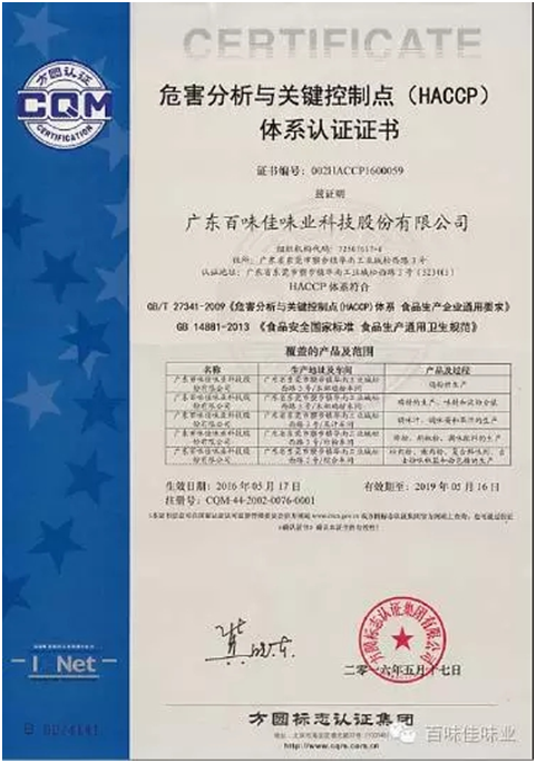 ζζI(y)ͨ^(gu)HACCPwϵJ(rn)C